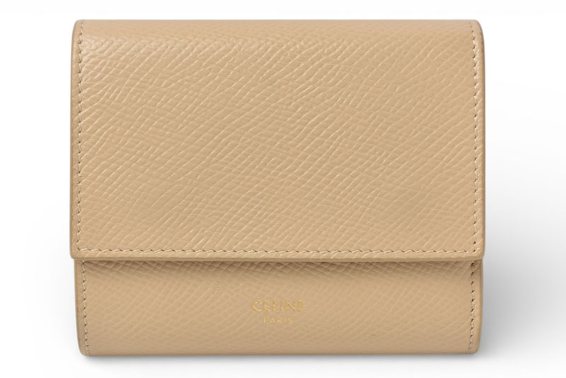 セリーヌ 財布/ミニ財布 CELINE レディース 三つ折り財布 ベージュ SMALL TRIFOLD WALLET 10B57【中古】｜Import Shop P.I.T. 29,700円