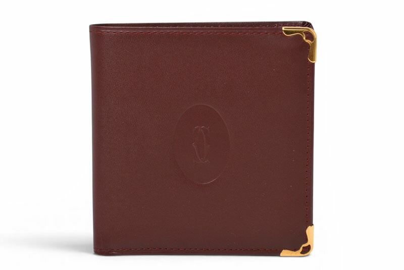 カルティエ 折財布/二つ折り財布 ヴィンテージ Cartier メンズ マスト ドゥ カルティエ ボルドー 73184192【中古】｜Import Shop P.I.T.