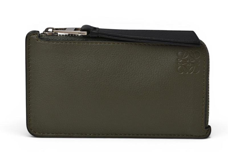 ロエベ コインケース/カードケース LOEWE フラグメントケース/ミニ財布 カーキ/ブラウン【中古】｜Import Shop P.I.T.