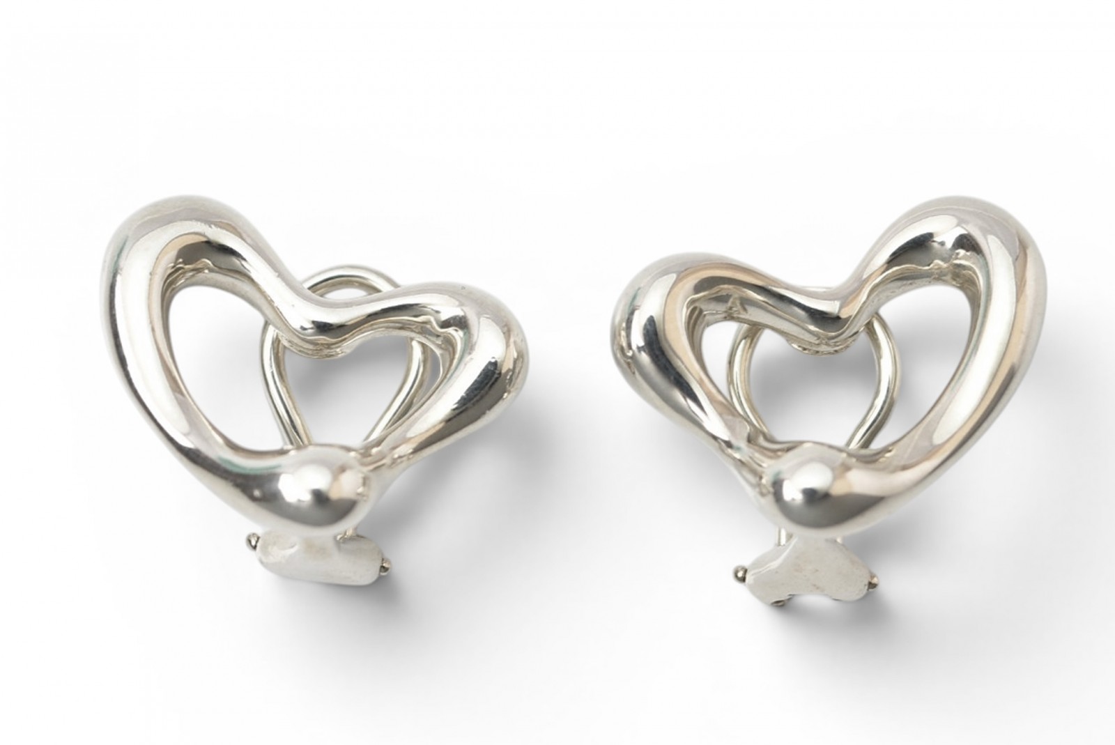 ティファニー エルサ・ペレッティ オープンハート イヤリング SV925 シルバー TIFFANY&Co. レディース アクセサリー【中古】|Import Shop P.I.T.