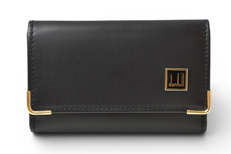 ダンヒル キーケース/キーホルダー dunhill メンズ ブラック レザー ロゴ 【中古】|Import Shop P.I.T.