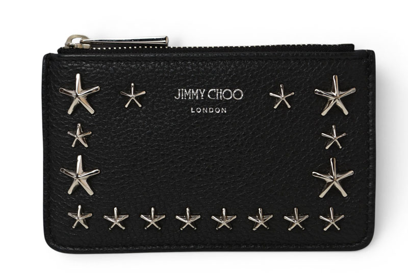 ジミーチュウ キーケース/コインケース NANCY UUF レザー スタースタッズ ブラック/シルバー JIMMY CHOO【中古】|Import Shop P.I.T.