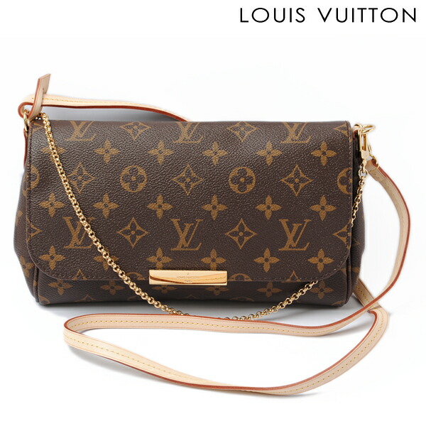 LOUIS VUITTON LOUIS VUITTON Favorite PM Shoulder Handbag M40717 Monogram  Canvas Brown M40717