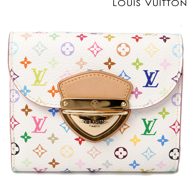 Import shop P.I.T.: Louis Vuitton LOUIS VUITTON 3 folding purse / wallet joy multi-color Bron ...