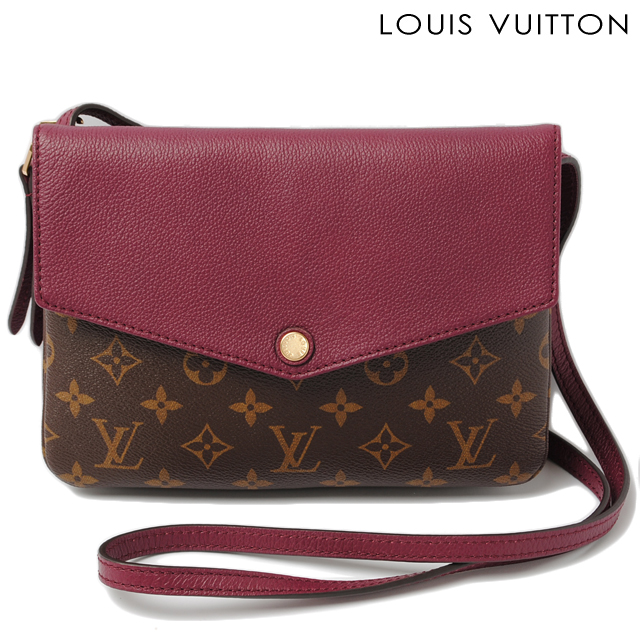 Import shop P.I.T.: Louis Vuitton LOUIS VUITTON shoulder bag twin set M50183 Monogram Aurore ...