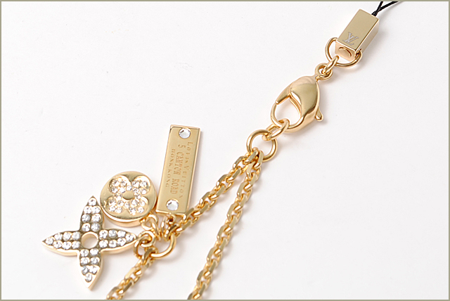 Import shop P.I.T.: Louis Vuitton straps LOUIS VUITTON neck strap gold M65629 Hong Kong S.A.R ...