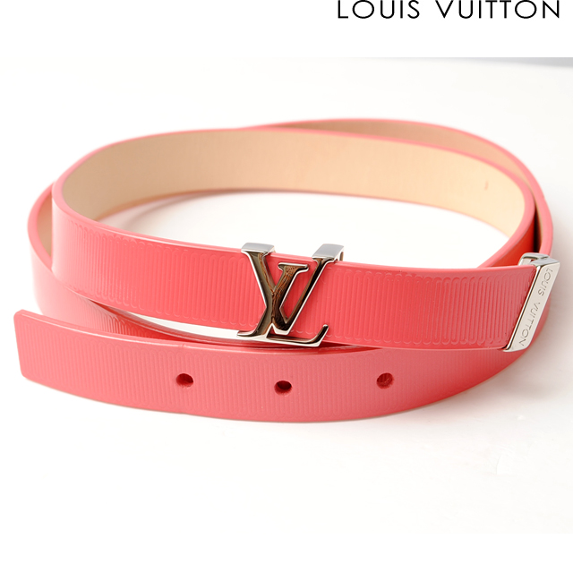 Import shop P.I.T.: Louis Vuitton belt women&#39;s LOUIS VUITTON San TUR initials belt light pink 20 ...