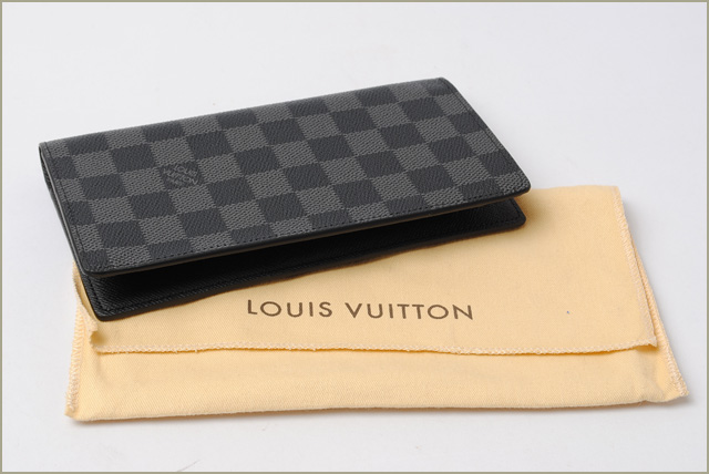 Louis Vuitton N62227 Brazza Wallet Damier Graphite Canvas | Jaguar Clubs of North America