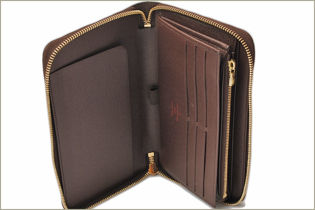 Import shop P.I.T.: Long Louis Vuitton wallets LOUIS VUITTON zippy-Organizer N60003 zip-Damier ...