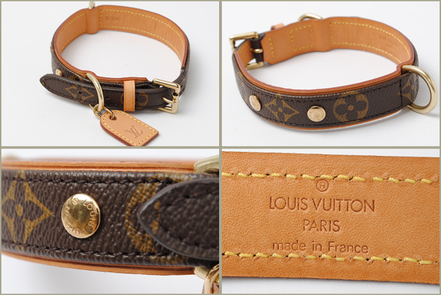 Import shop P.I.T.: Louis Vuitton LOUIS VUITTON medium dog lead and collar lessons Baxter ...