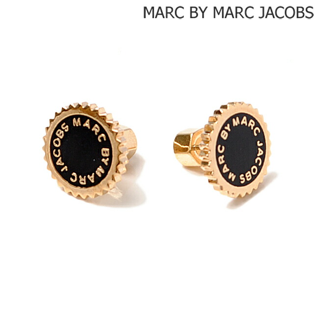 Import P I T Marc By Jacobs Earrings Import P I T Marc By Jacobs Earrings Saw Tooth Enamel Disk Studded Black And Gold M0004172 Accessories Rakuten Global