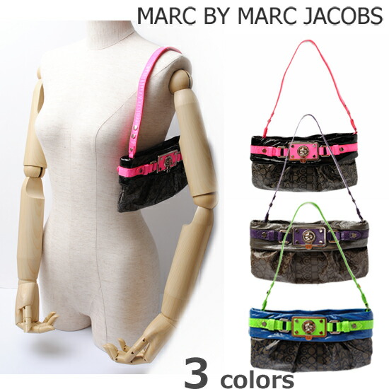 MARC JACOBS マークジェイコブス ポーチ 小物入れ クラッチ ロゴ 楽天市場】マークバイマークジェイコブス クラッチバッグ