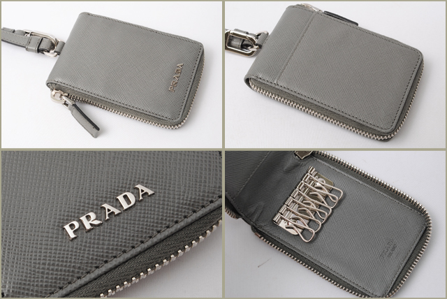 prada key holder wallet