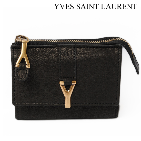 【楽天市場】Yves Saint Laurent イヴ・サンローラン コインケース/カードケース レザー ブラック 296525 BUB0G