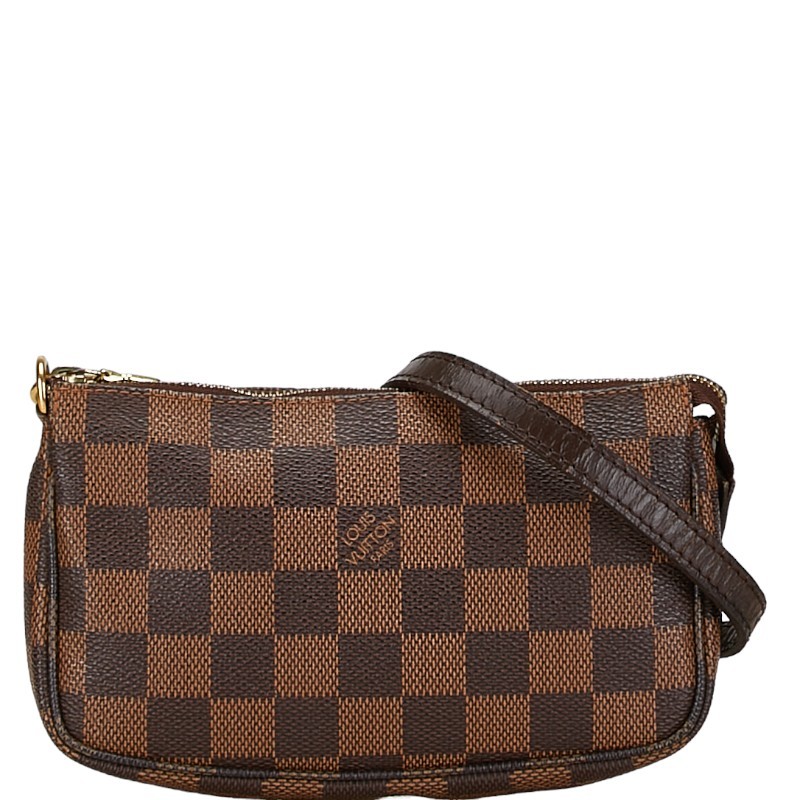 中古 ルイヴィトン アクセソワール ダミエ アクセサリーポーチ N58009 ブラウン Aランク レディース LOUIS VUITTON 【送料無料】【三田店】|ブランド リッツ