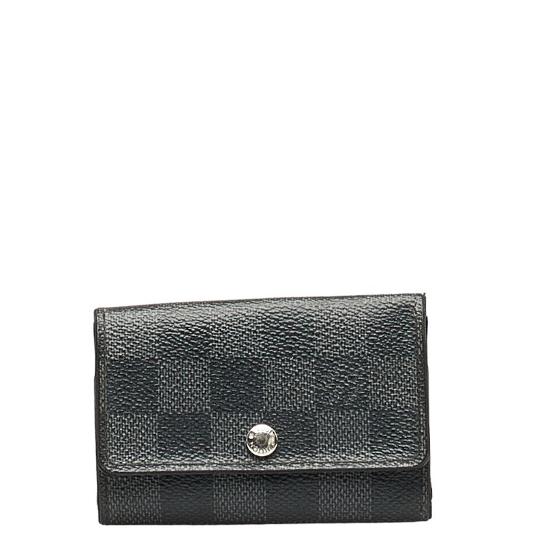 中古 ルイヴィトン キーケース ミュルティクレ6 グラフィット N62662 キーホルダー Bランク グレー Louis Vuitton 【送料無料】【西神店】｜ブランド　リッツ