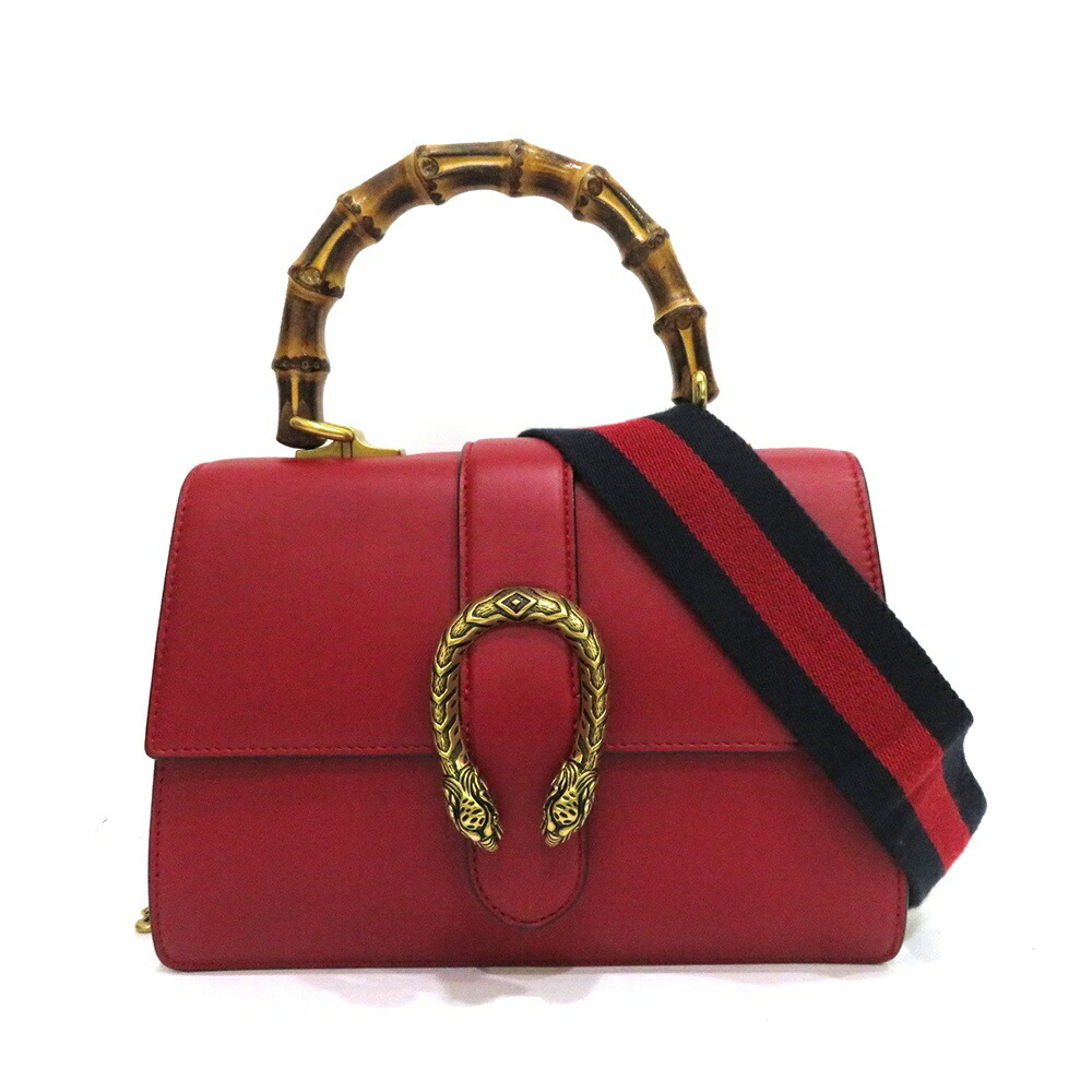 楽天市場】【美品】 GUCCI グッチ リリス バンブー コーラルスネーク