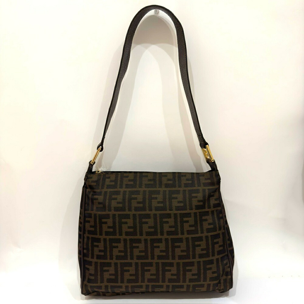 FENDI ハンドバッグ　ズッカ　ブラック　ナイロン　ミニバッグ 大人気！【FENDI】ピーカブー ミニ ブラック セレリア バッグ