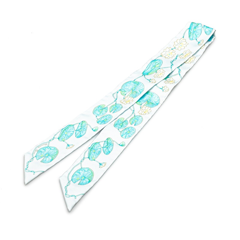 新品 HERMES エルメス ツイリー 2025ss新作 鞍職人の花束 いつものコーデにプラス♪】HERMES☆ツイリー《鞍職人の花束