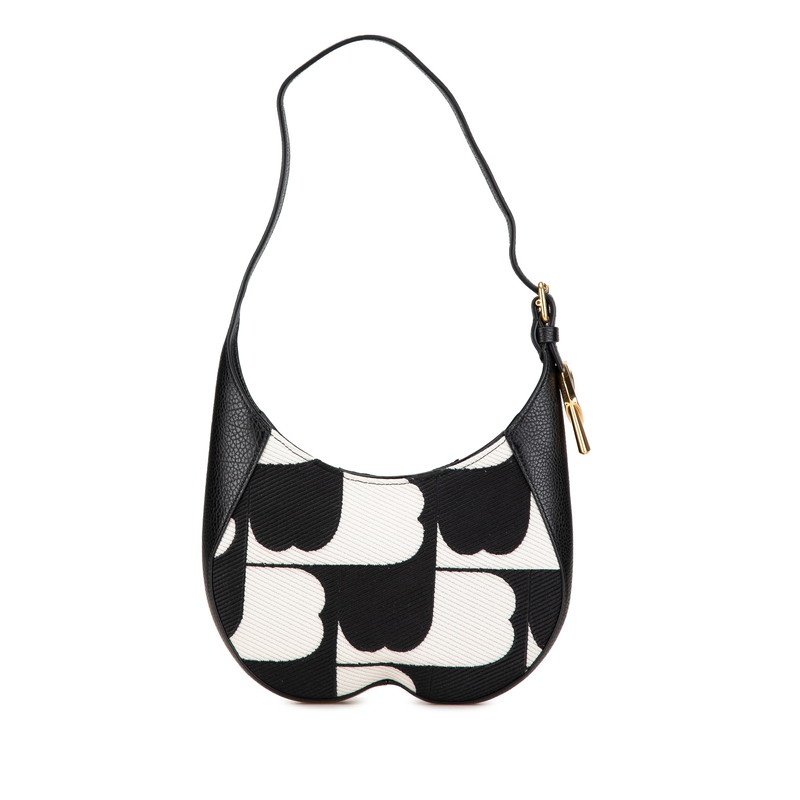 中古 バーバリー 壱ショルダーバッグ ハンドバック AB価値づける スモールチェス 黒いこと 帆布 レディース BURBERRY 【貨物輸送無料】【西神店】
