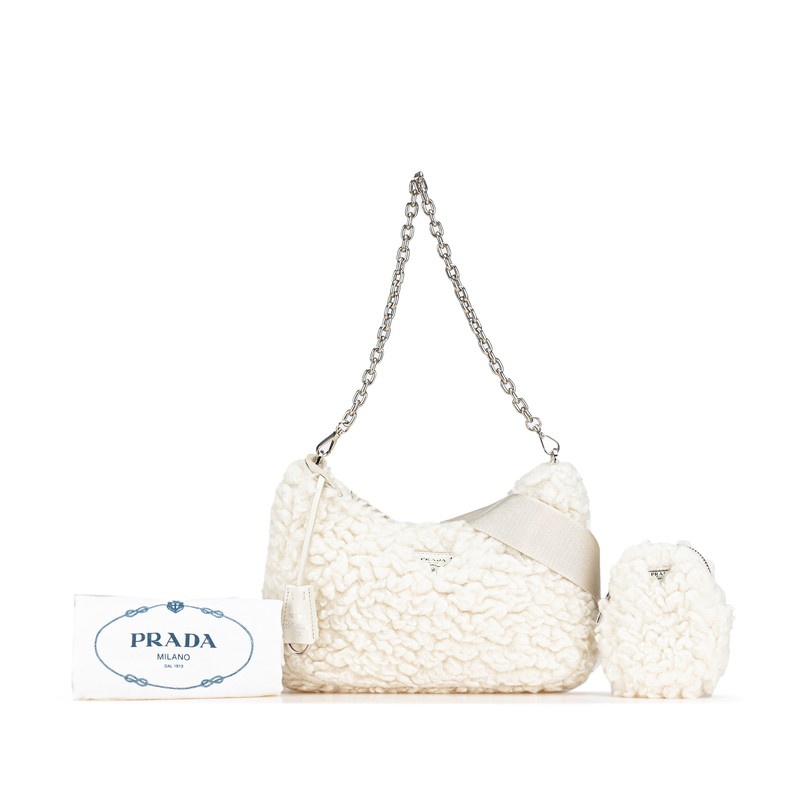 中古 良品 プラダ ショルダーバッグ Re-Edition2005 1BH204BOO ABランク 2WAY 斜めがけ レディース PRADA 【送料無料】 【三田店】|ブランド リッツ