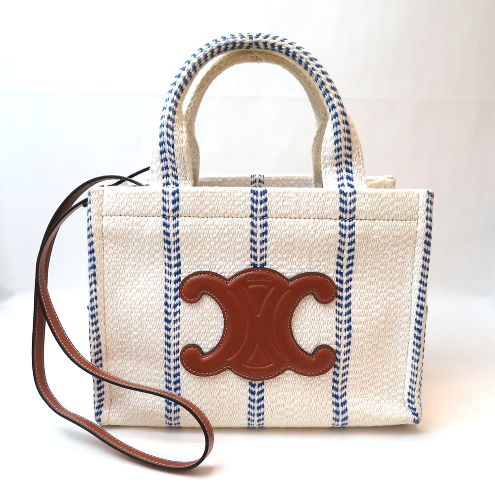 【この上なくお得!!引き換え証あり＆10％OFF】中古 良品 セリーヌ スモール 河馬 タイス ハンドバック ショルダーバッグ 2WAY パイル なめし革 AB位置づける 白いこと 赤銅色 レディース CELINE 【貨物輸送無料】【三田店】