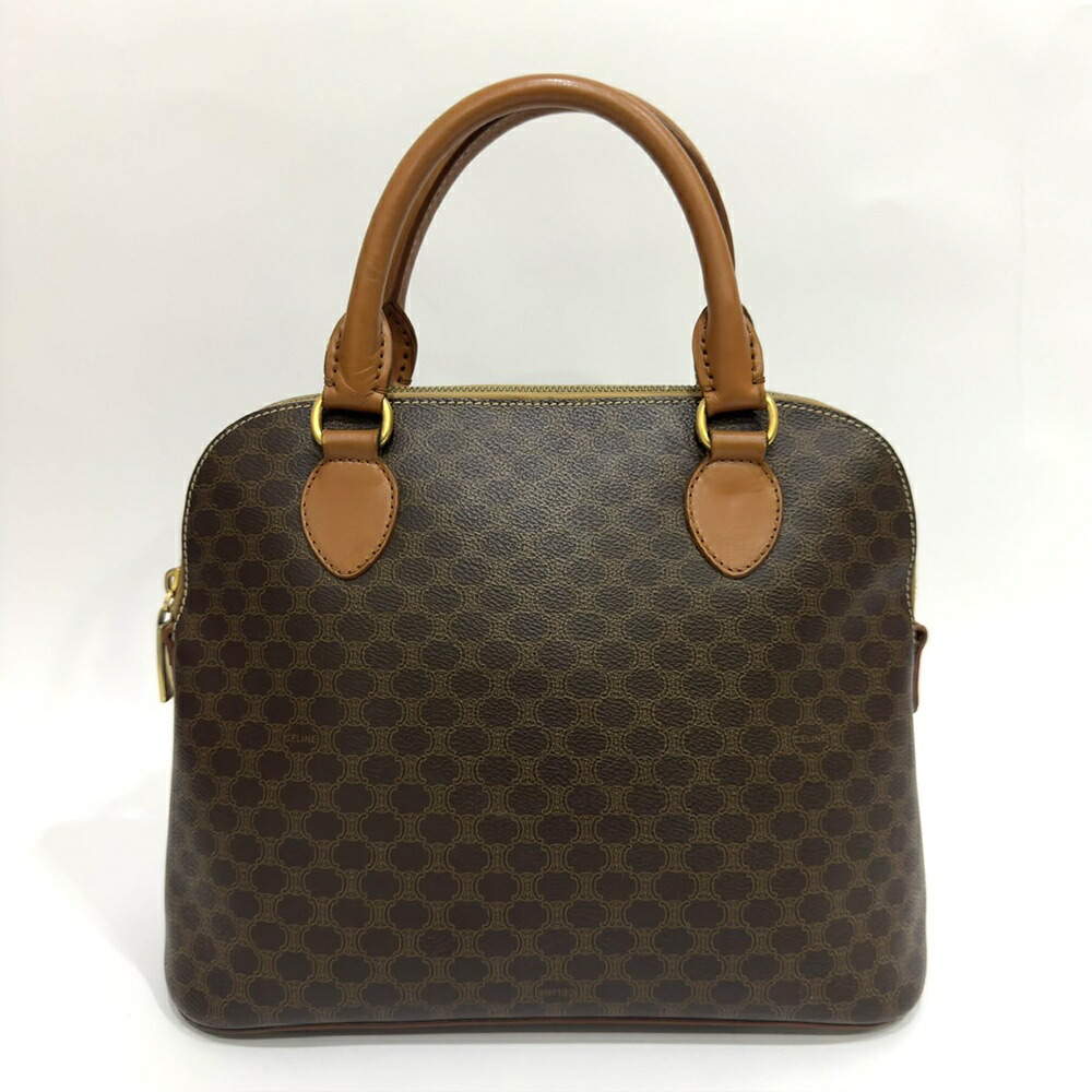 楽天市場】セリーヌ CELINE ハンドバッグ マカダム PVC/レザー