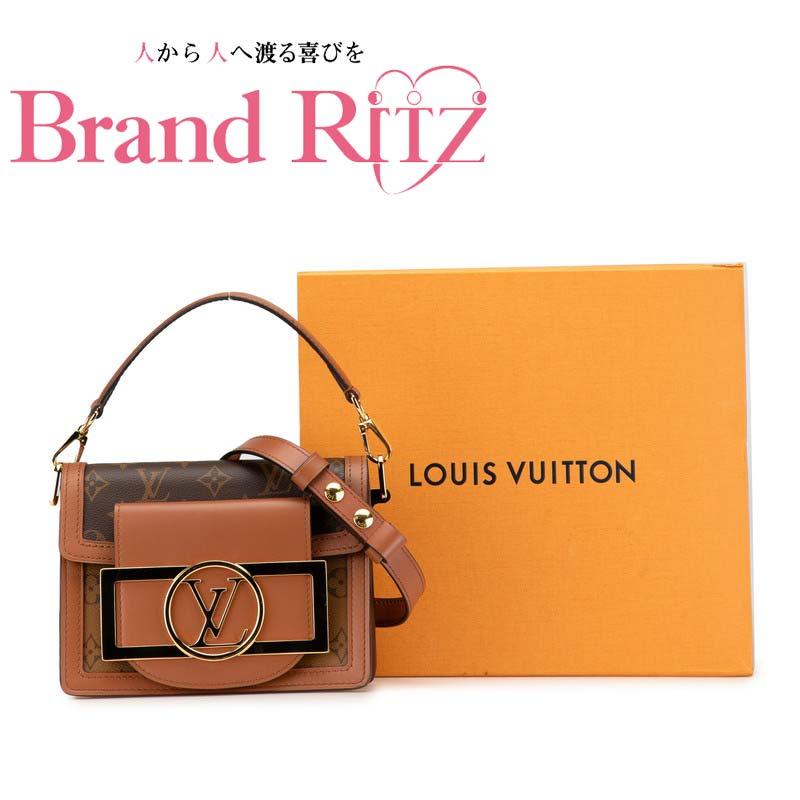 【この上なくお得!!引き換え証あり＆10％OFF】中古 美品 ショルダーバッグ ハンドバック 2way M46537 A位置づける モノグラム ドーフィーヌ 鍵を掛けるXL  ゴールド金具 レディース LOUIS VUITTON  【貨物輸送無料】【三田店】