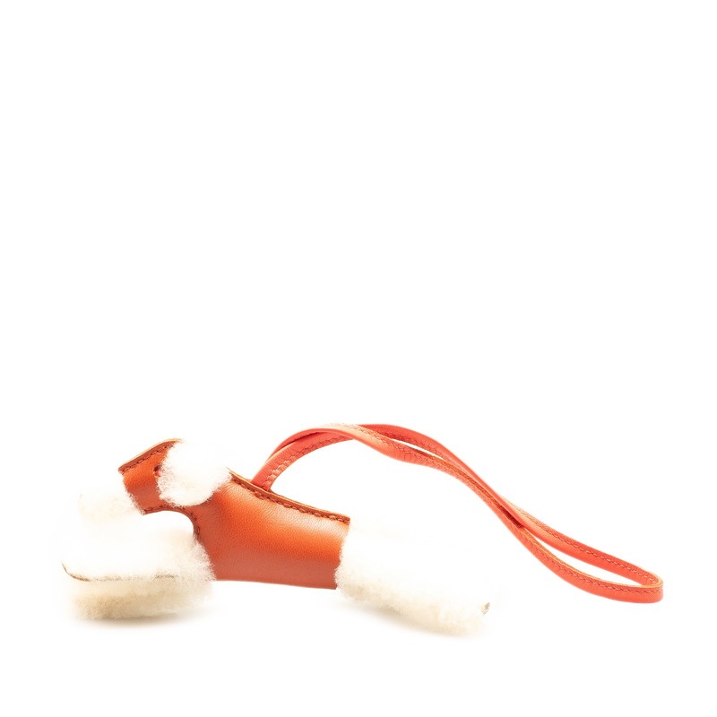 楽天市場】新品同様 エルメス バディ アニューミロ ムートン ローズ  