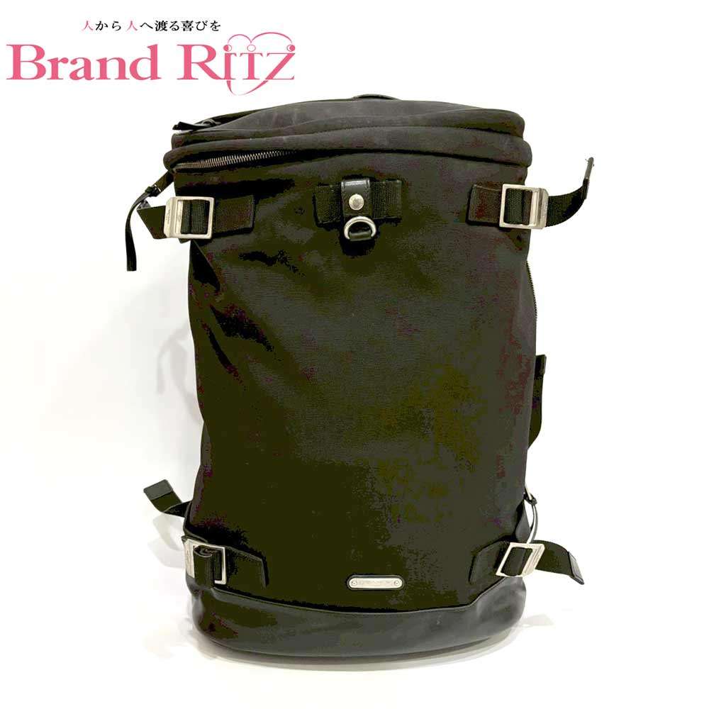 中古 サンローラン バッグパック リュック BCランク ブラック ナイロンキャンバス レディース SAINT LAURENT 【送料無料】【三田店】