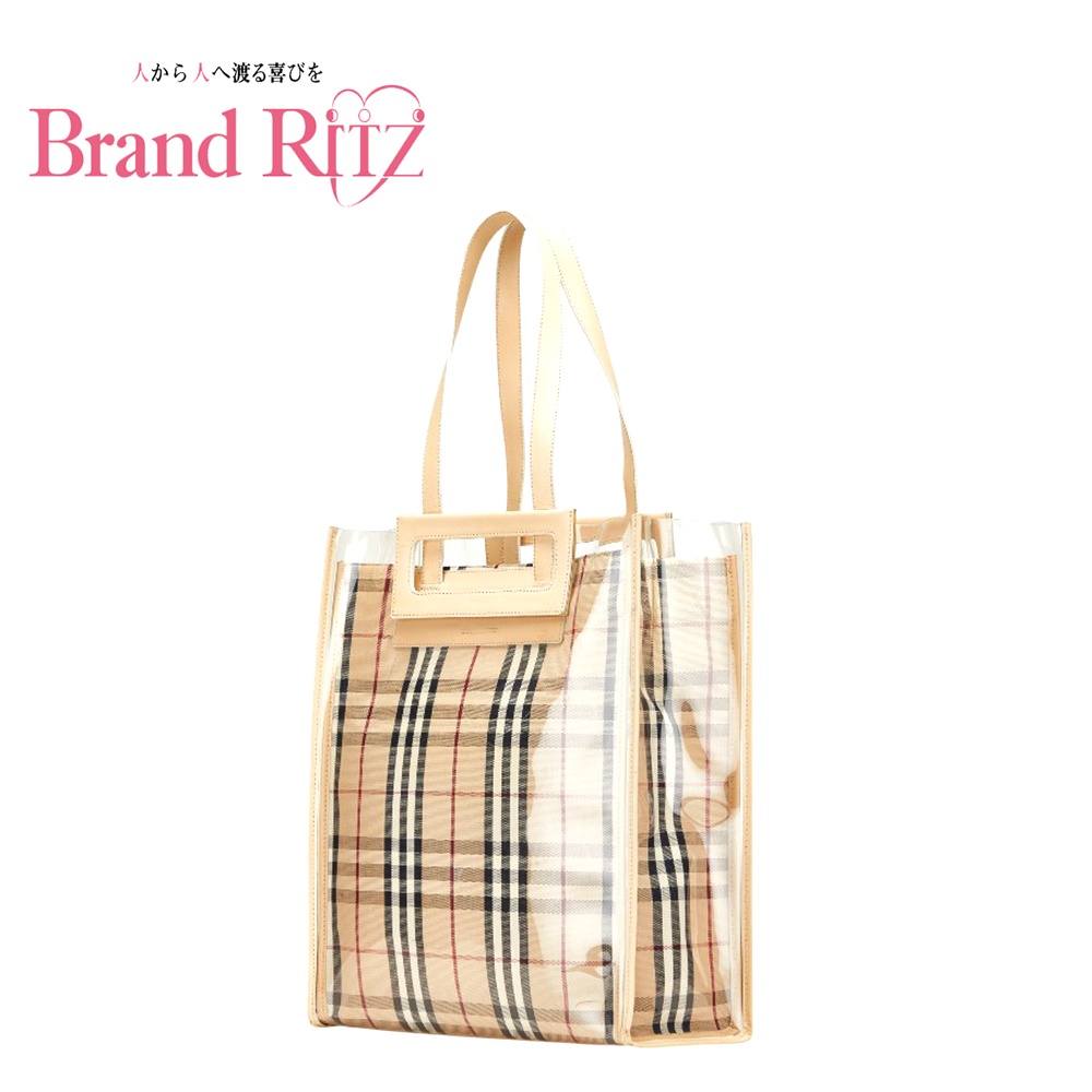 楽天市場】【中古】 BURBERRY バーバリー バケツ型 トートバッグ