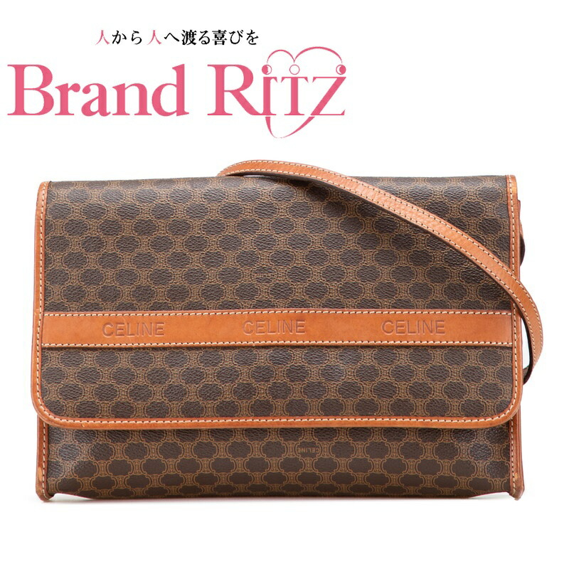楽天市場】【バッグ】CELINE セリーヌ マカダム柄 ショルダー
