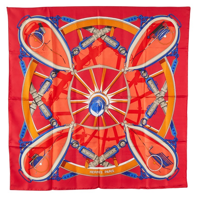 楽天市場】HERMES エルメス カレ 90 ステイトリー ホイール