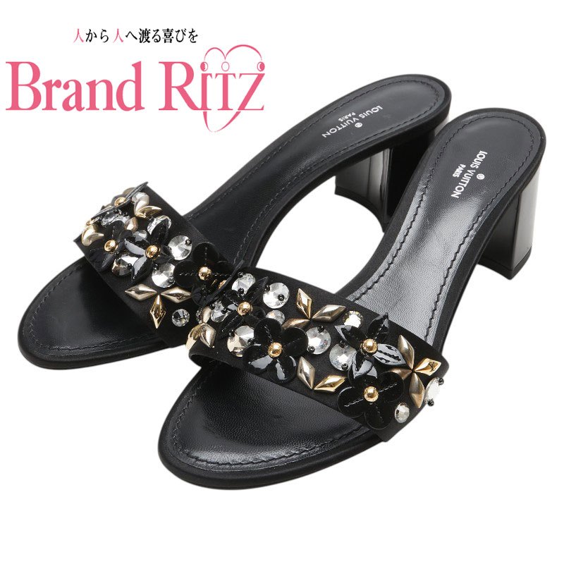 LOUIS VUITTON ビジュー装飾 フラットシューズ 36 1/2 imgrc0123503139.jpg