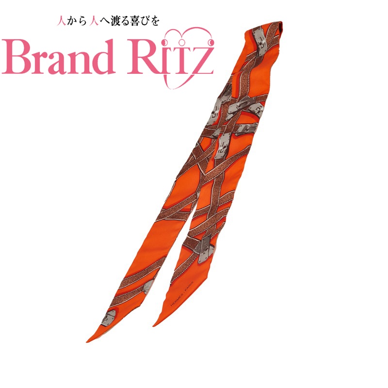 楽天市場】送料無料 本物 極美品 HERMES エルメス ツイリー シルク100