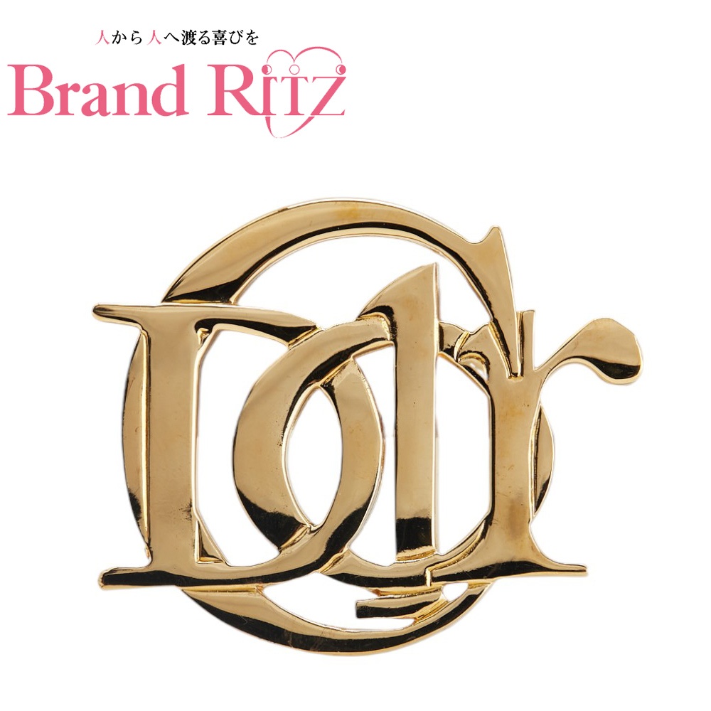楽天市場】Christian Dior クリスチャン ディオール ピンブローチ ロゴ
