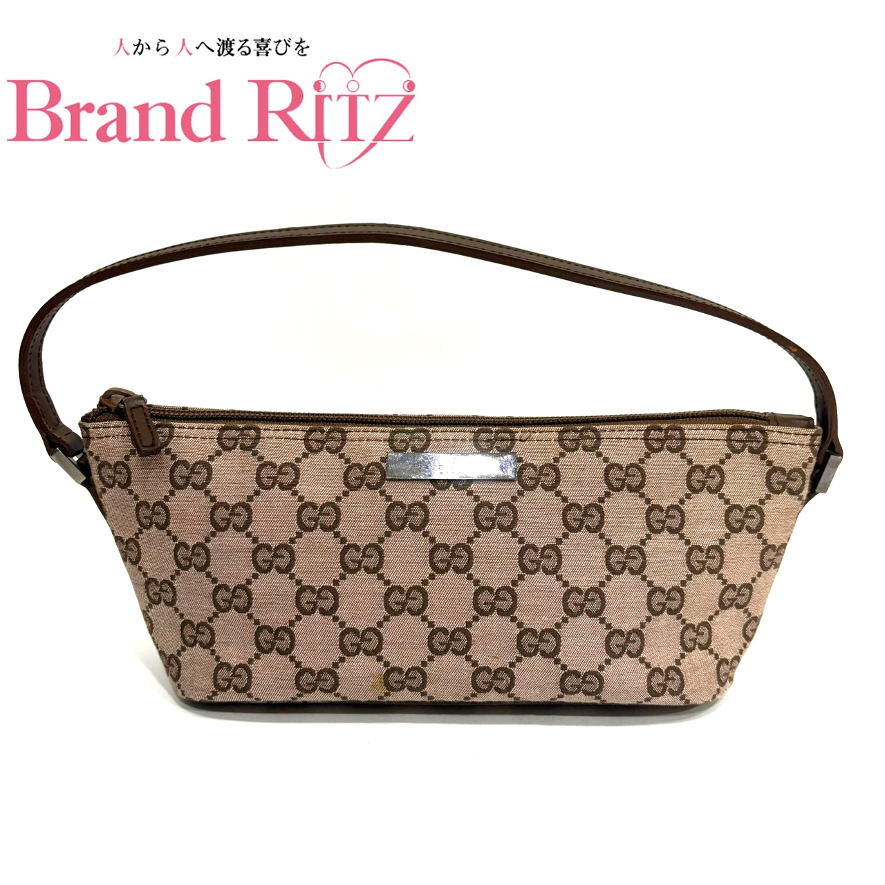 【美品】GUCCI　アクセサリーポーチ　ピンク　GG柄　ミニハンドバック　小物入 美品】GUCCI アクセサリーポーチ ピンク GG柄 ミニハンドバック