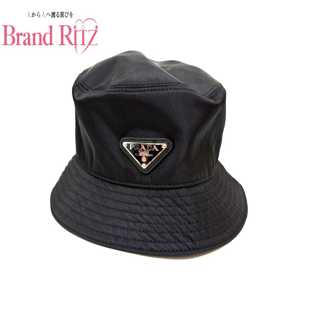 楽天市場】PRADA(プラダ) Re-Nylon バケットハット 帽子 バケハ L