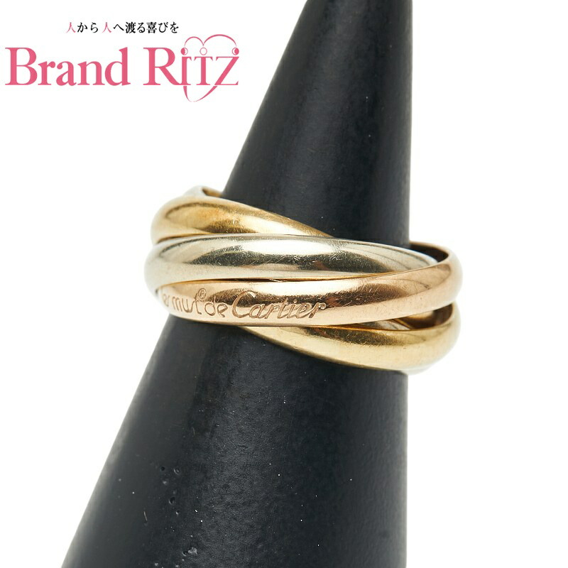 楽天市場】CARTIER カルティエ トリニティ 5連リング ♯55 約15号