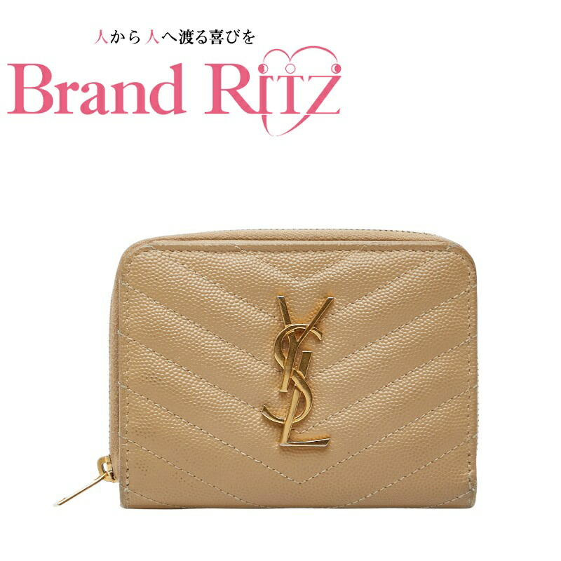 楽天市場】サン ローラン Saint Laurent 二つ折り財布 GUE414661 黒