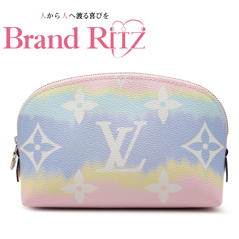 【この上なくお得!!引き換え証あり＆10％OFF】中古 ルイ ヴィトン 巨大な生物 モノグラム エスカルポシェット コスメティック 合切袋 M69139 PVC なめし革 A位置づける 淡彩 マルチ色つや レディース LOUIS VUITTON 【貨物輸送無料】【三田店】