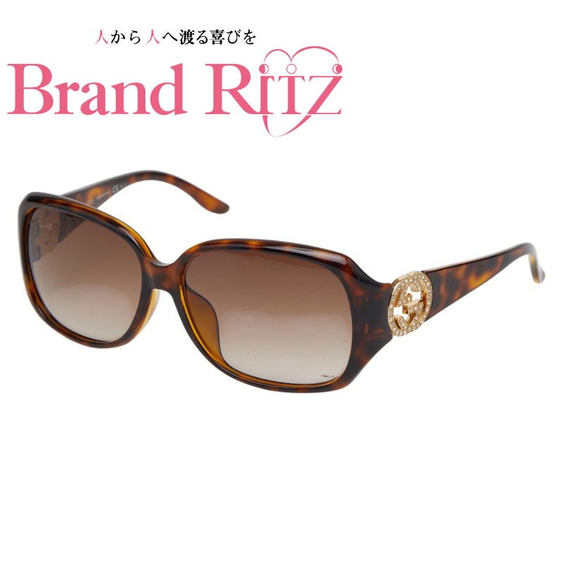 GUCCI グッチ ラインストーン ツーポイント ゴールド Y2K サングラス GUCCI グッチ ラインストーン ツーポイント ゴールド Y2K サングラス