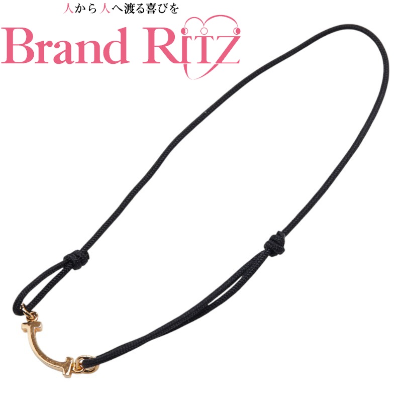 楽天市場】ティファニー Tスマイルダイヤブレスレット/ブラックコード