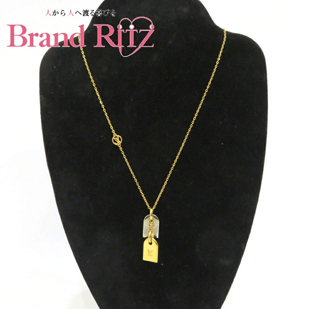 楽天市場】 ルイヴィトン LOUIS VUITTONネックレス・GO-14 シルバー