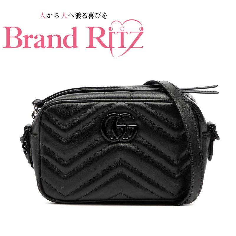 楽天市場】中古 グッチ GGマーモント ミニ カメラバッグ ショルダー