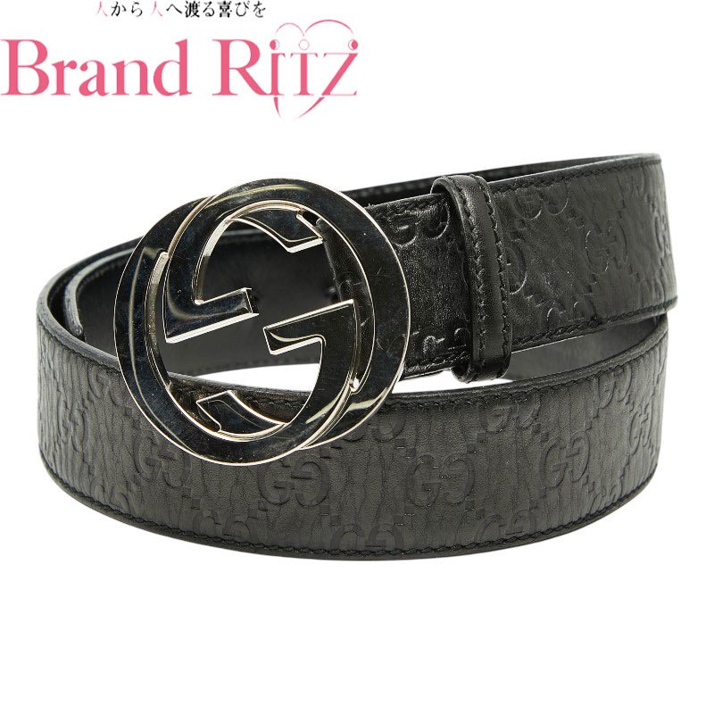楽天市場】GUCCI グッチ ベルト 114876 グッチシマ インターロッキング