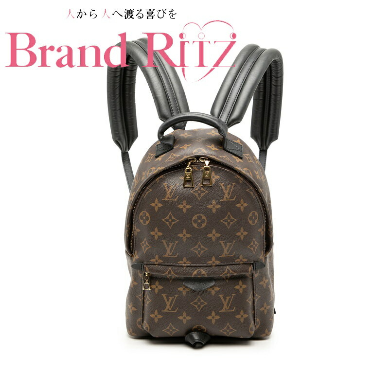 【この上なくお得!!引き換え証あり＆10％OFF】中古 ルイ ヴィトン モノグラム 背嚢 うしろ側容器に並べる M41560 赤銅色 黒いこと PVC なめし革 レディース LOUIS VUITTON 【貨物輸送無料】【名谷店】