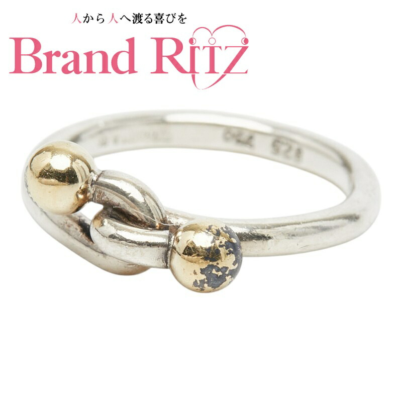 中古 ティファニー ラブノット リング 指輪 SV925 シルバー レディース TIFFANY&Co. 【送料無料】【名谷店】｜ブランド　リッツ