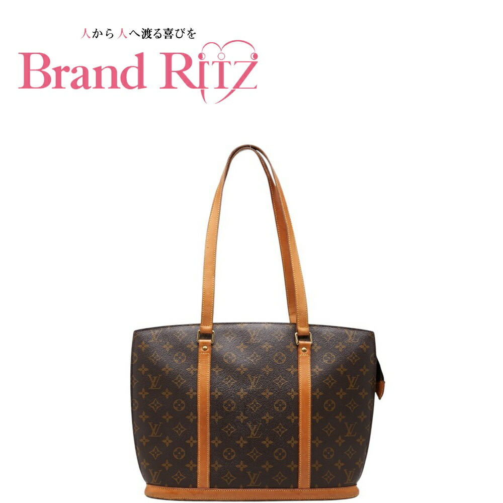 中古 ルイヴィトン モノグラム トートバッグ ショルダーバッグ M51102 ブラウン PVC レザー レディース LOUIS VUITTON 【送料無料】【西神店】|ブランド リッツ