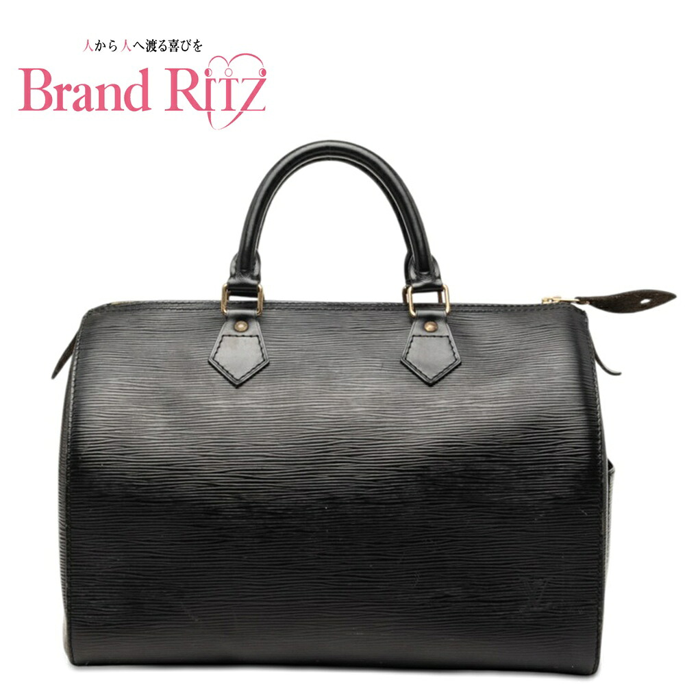 中古 ルイ ヴィトン エピ スピーディ35 ハンドバッグ ボストンバッグ M42992 ノワール ブラック レザー レディース LOUIS VUITTON 【送料無料】【名谷店】|ブランド リッツ